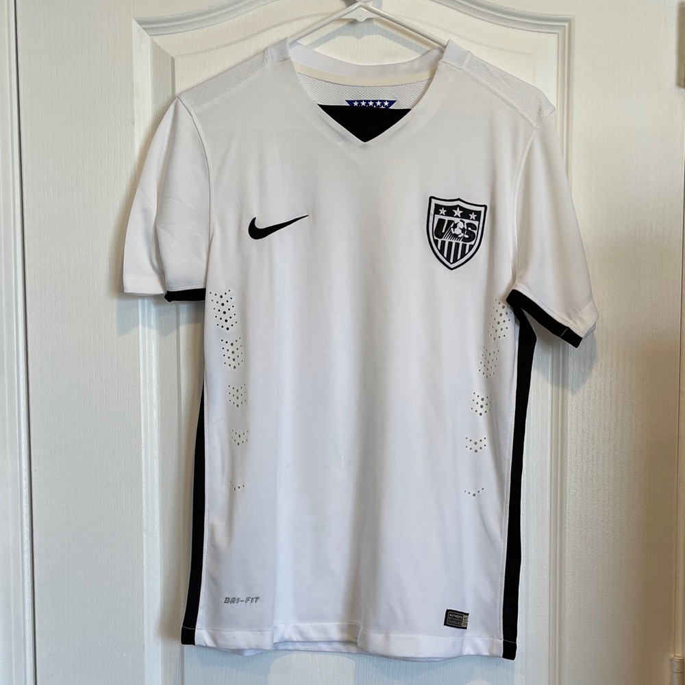 Nike White Dri-FIT US Athletic Top